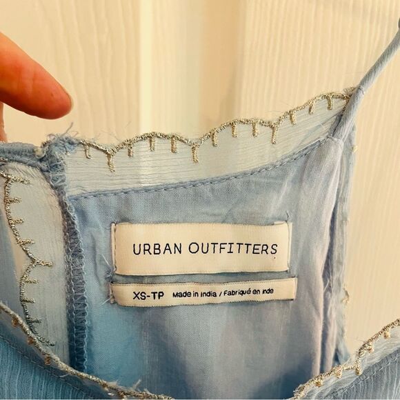 Urban Outfitters Sky Blue Lace Maxi Dress - Picture 6 of 10